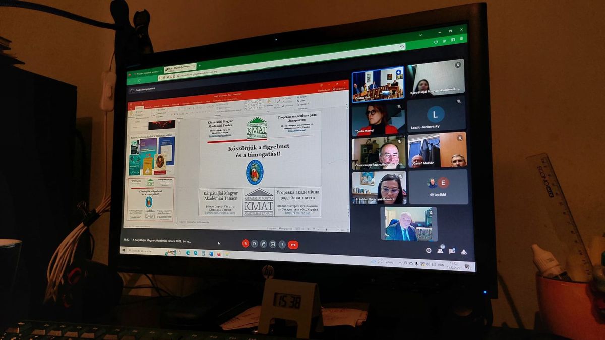 Megrendezték a Kárpátaljai Magyar Akadémiai Tanács közgyűlését, köszöntötték a KMAT 2022. évi tudományos díjazottjait