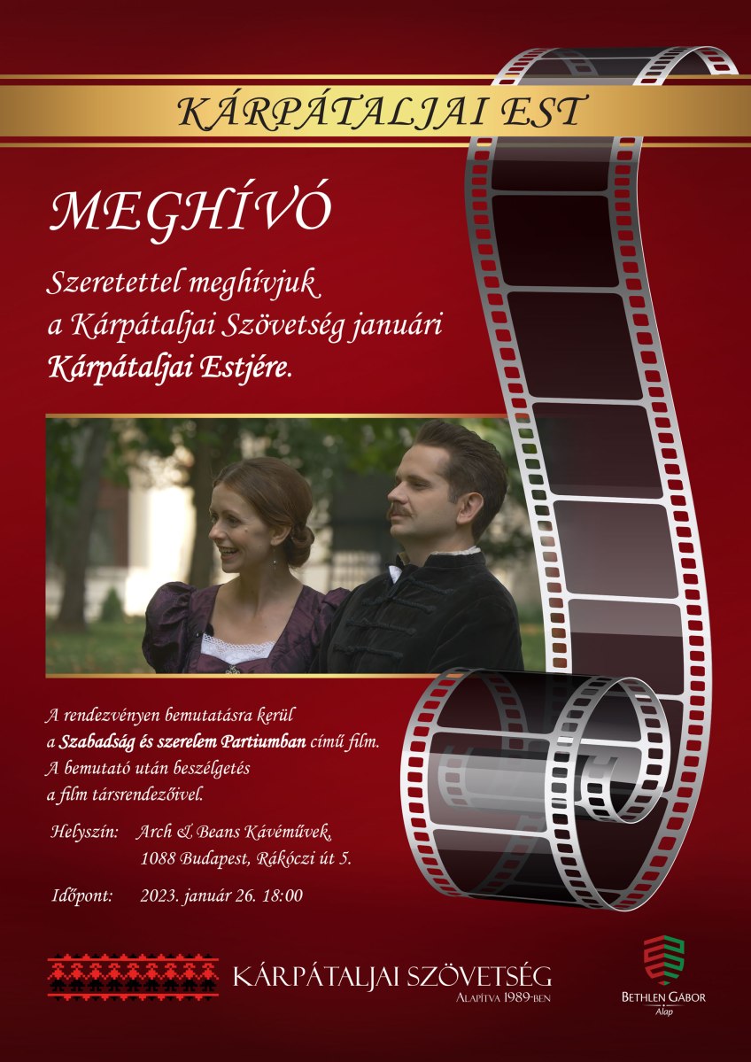 Filmvetítéssel indulnak a Kárpátaljai Esték